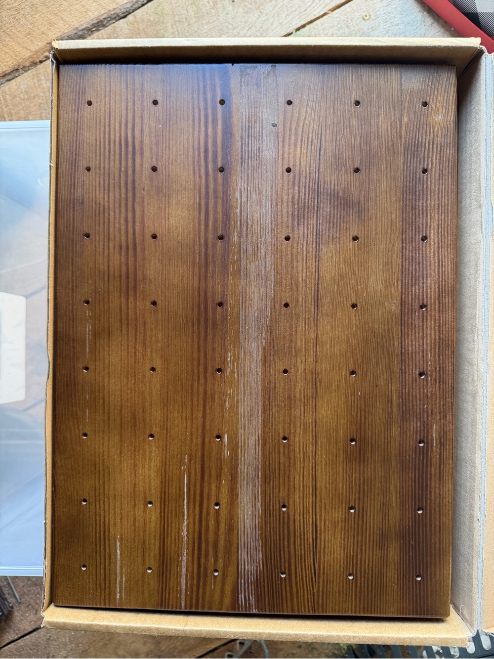 Wood cake pop stand, never used still in box